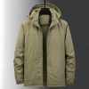 Man Zula | Sacha - Casual Jacket With Hood For Man Khaki