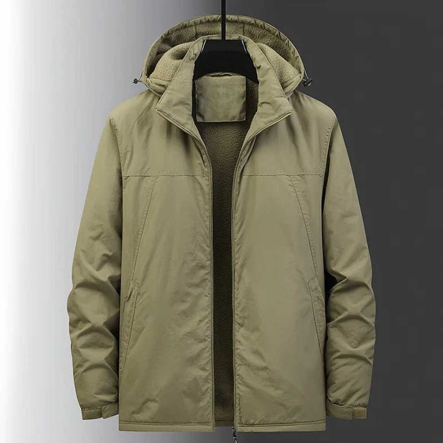 Man Zula | Sacha - Casual Jacket With Hood For Man Khaki