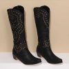 Women Zula | Joan - Boots With Metal Studs And High Heel