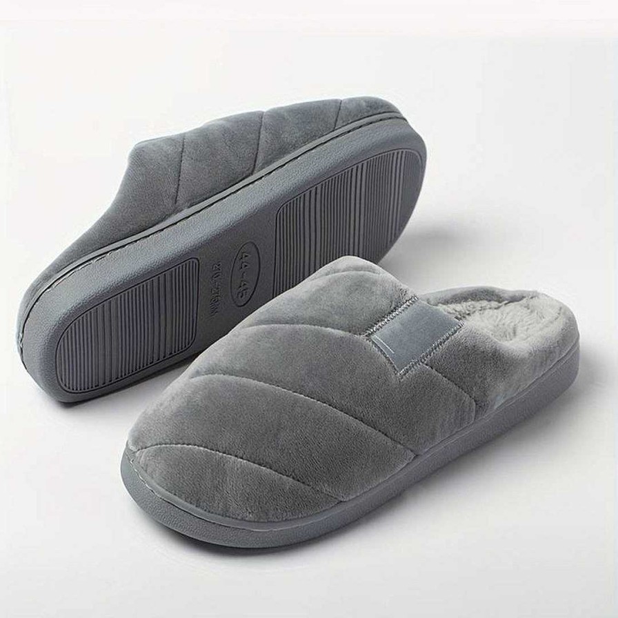 Man Zula | Gerald - Warm Men'S Slippers With Laye Ankle