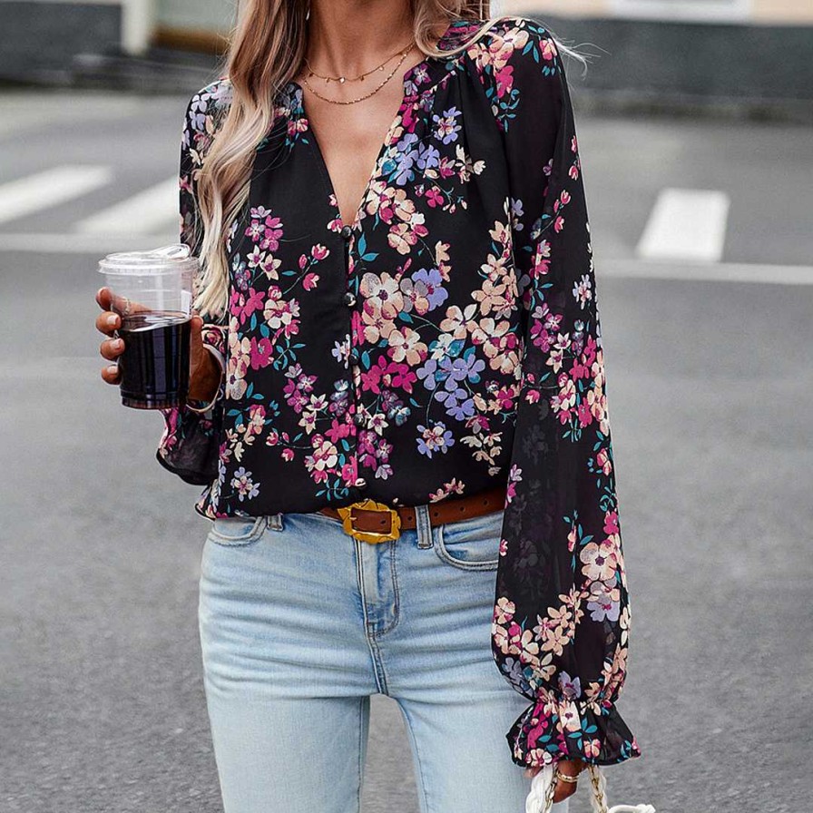 Women Zula | Ellie - Fashionable Floral Blouse