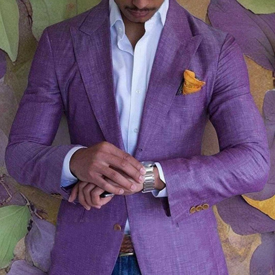 Man Zula | Elton - Stylish Blazer For Man Purple