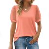 Women Zula | Amoura - Stylish V-Neck Shirt