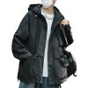 Man Zula | Izan - Stylish And Waterproof Jacket With Pockets Black