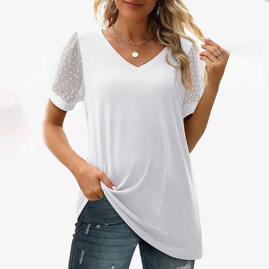 Women Zula | Amoura - Stylish V-Neck Shirt