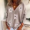 Women Zula | Layla - V-Neck Floral Cardigan