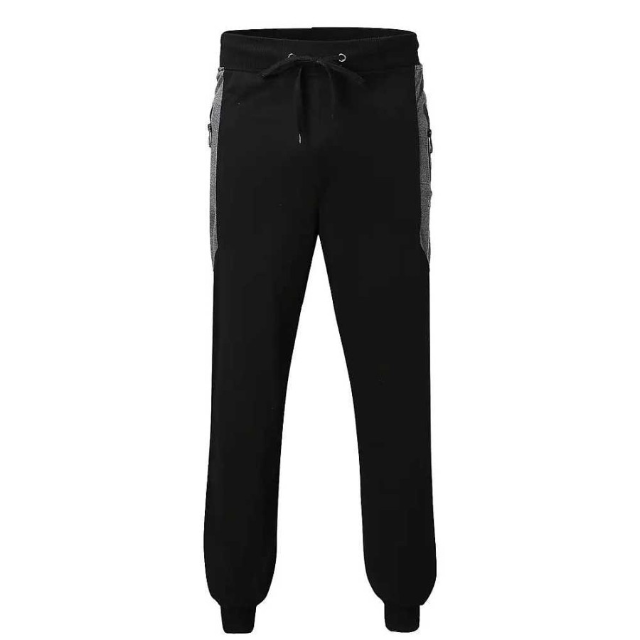 Man Zula | Eilo - Sweatpants With Zippered Pockets Black