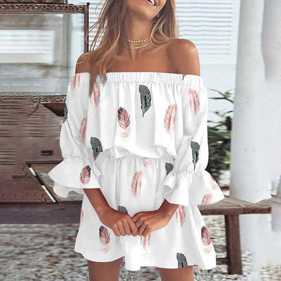 Women Zula | Irca - Off Shoulder Summer Dress