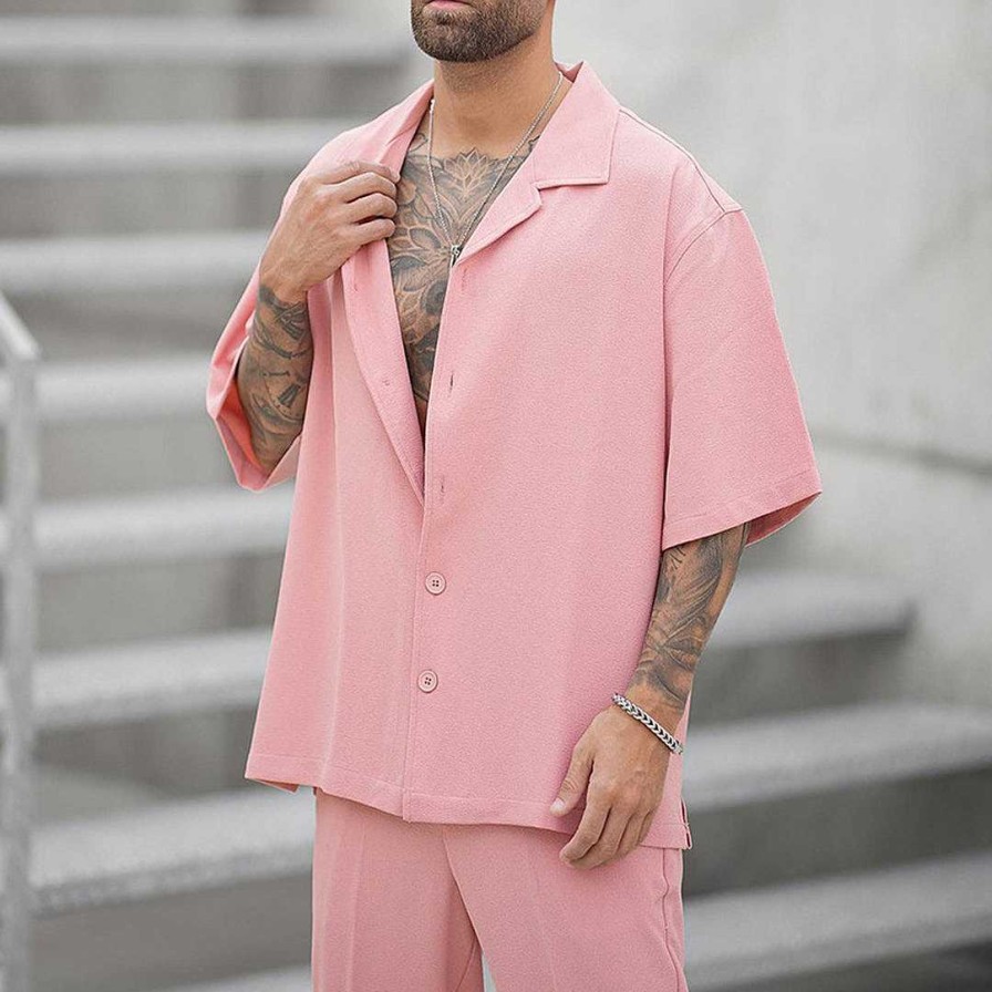 Man Zula | Livio - Casual Set For Man Pink