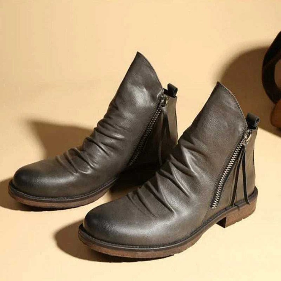 Man Zula | Haylom - Stylish Boots With Zipper