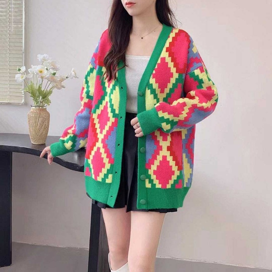 Women Zula | Zenaida - Colorful And Comfortable Cardigan