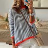 Women Zula | Jolie - Stylish Striped Troy Gray