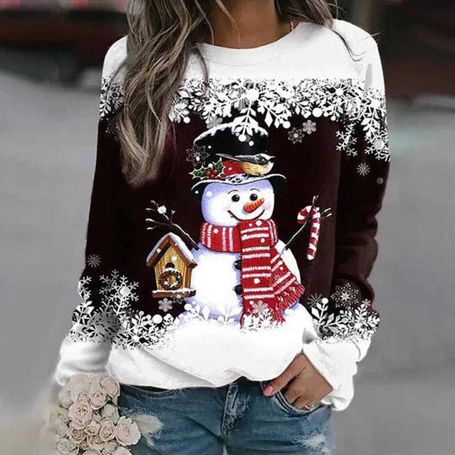 Women Zula | Emma - Snowman Christmas Sweater