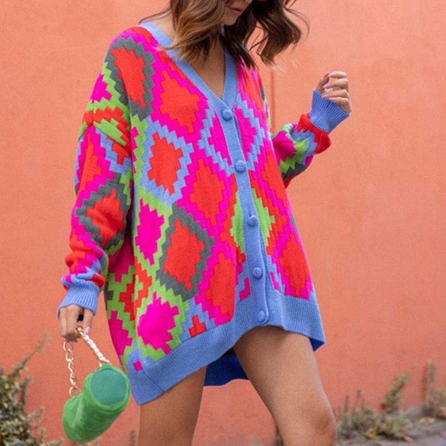 Women Zula | Zenaida - Colorful And Comfortable Cardigan