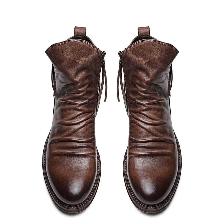 Man Zula | Haylom - Stylish Boots With Zipper