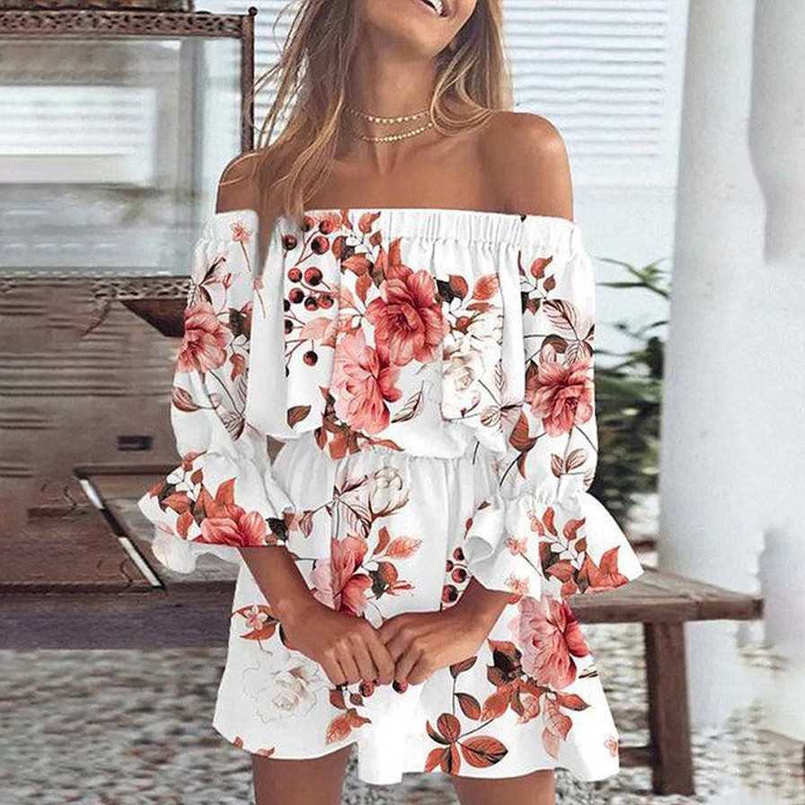 Women Zula | Irca - Off Shoulder Summer Dress